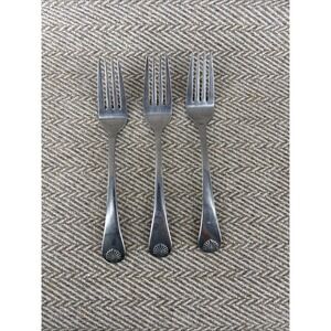 Reed & Barton Seychilles Seashell 3 Dinner Forks